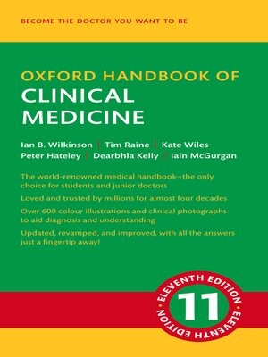 cover image of OXFORD HANDBOOK OF CLINICAL MEDICINE International Edition